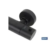 GRIFO TERMOSTATICO BAÑERA NEGRO MATE MODELO KERCH