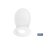 TAPA WC  FORMA OVAL CON ASIENTO PARA NIÑOS  44.7 x 37.1 CM