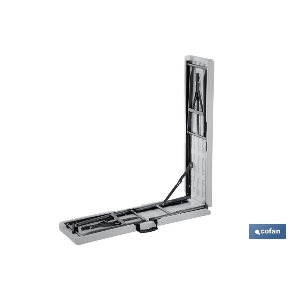 BANCO PLEGABLE RECTANGULAR BLANCO 180x25x43cm