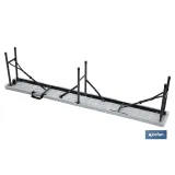 BANCO PLEGABLE RECTANGULAR BLANCO 180x25x43cm