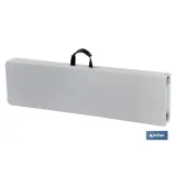 BANCO PLEGABLE RECTANGULAR BLANCO 180x25x43cm