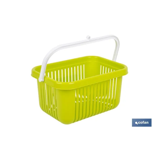 CESTA PARA PINZAS VERDE LIMA 27 X 21 X 14 CM