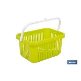 CESTA PARA PINZAS VERDE LIMA 27 X 21 X 14 CM