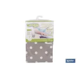 FUNDA ACOLCHADA PARA TABLA DE PLANCHAR 135 X 53 CM  LUNARES
