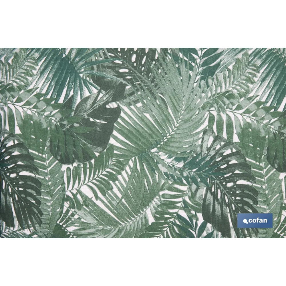 FUNDA ACOLCHADA PARA TABLA DE PLANCHAR 135 x 53 CM RAMAS VERDES
