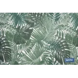 FUNDA ACOLCHADA PARA TABLA DE PLANCHAR 135 x 53 CM RAMAS VERDES