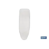 FUNDA ACOLCHADA PARA TABLA DE PLANCHAR 140 X 60 CM GRIS METALIZADO