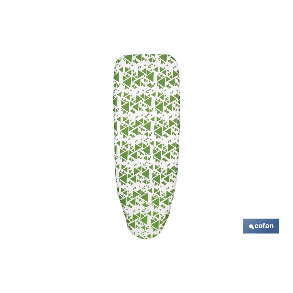 FUNDA ACOLCHADA PARA TABLA DE PLANCHAR 140 X 60 CM VERDE