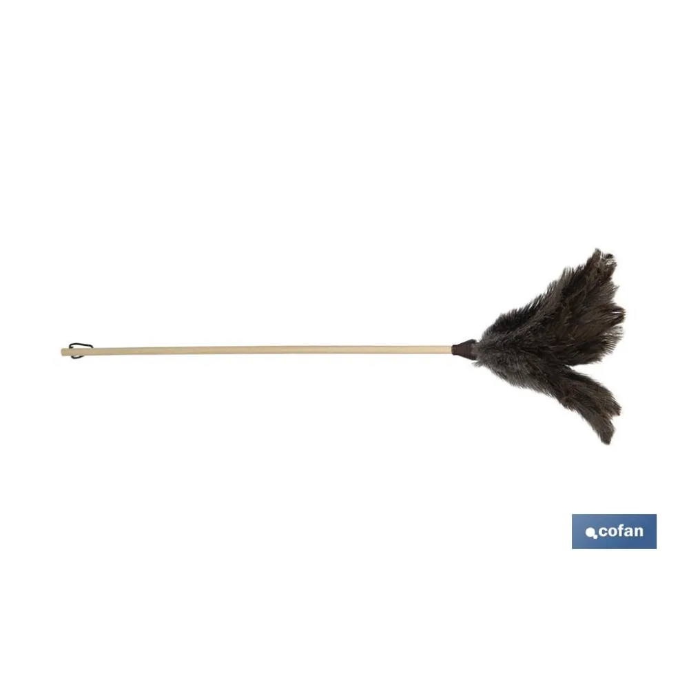 PLUMERO DE PLUMA DE AVESTRUZ Nº 3  67 CM