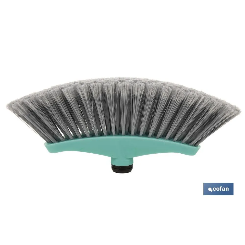 CEPILLO DE BARRER DOMÉSTICO TURQUESA/GRIS  34 X 8 X 15 CM