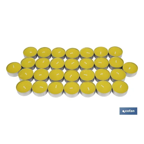PACK DE 30 VELAS DE CITRONELA 12 G