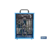 CALEFACTOR INDUSTRIAL DE 400 V TRIFÁSICO 30/2500/5000 W