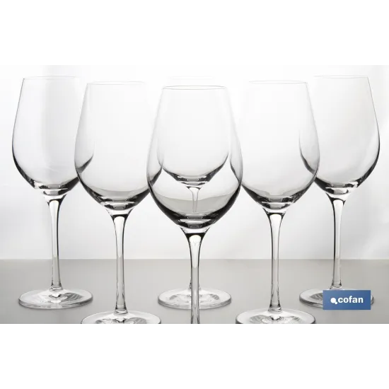PACK DE 6 COPAS JEREZANA PIE ALTO 30 CL 21 CM
