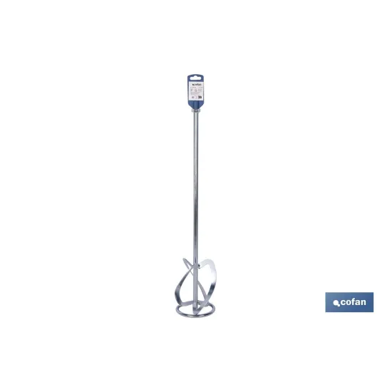 VARILLA MEZCLADORA MORTERO Ø120 600 MM M14