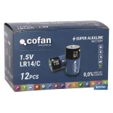 BLÍSTER DE 2 PILAS ALCALINAS LR14/C VENTA UNITARIA