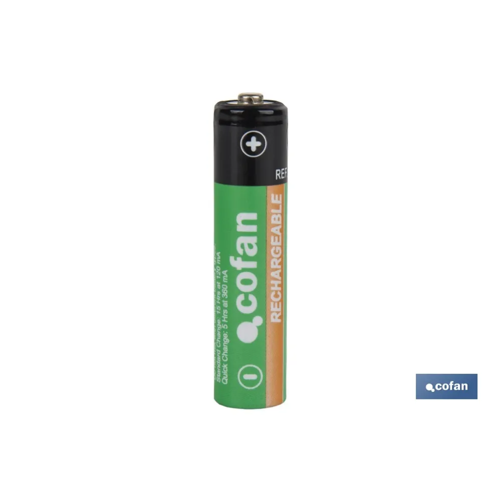 BLISTER 4 PILAS RECARGABLES AAA 900mAh VENTA UNITARIA