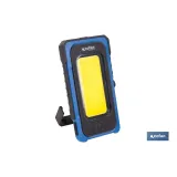 LÁMPARA DE INSPECCIÓN 500 LM COB LED Y PANEL SOLAR