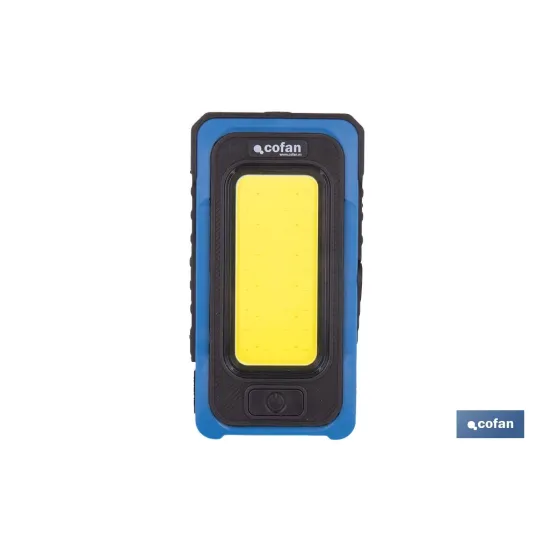 LÁMPARA DE INSPECCIÓN 500 LM COB LED Y PANEL SOLAR