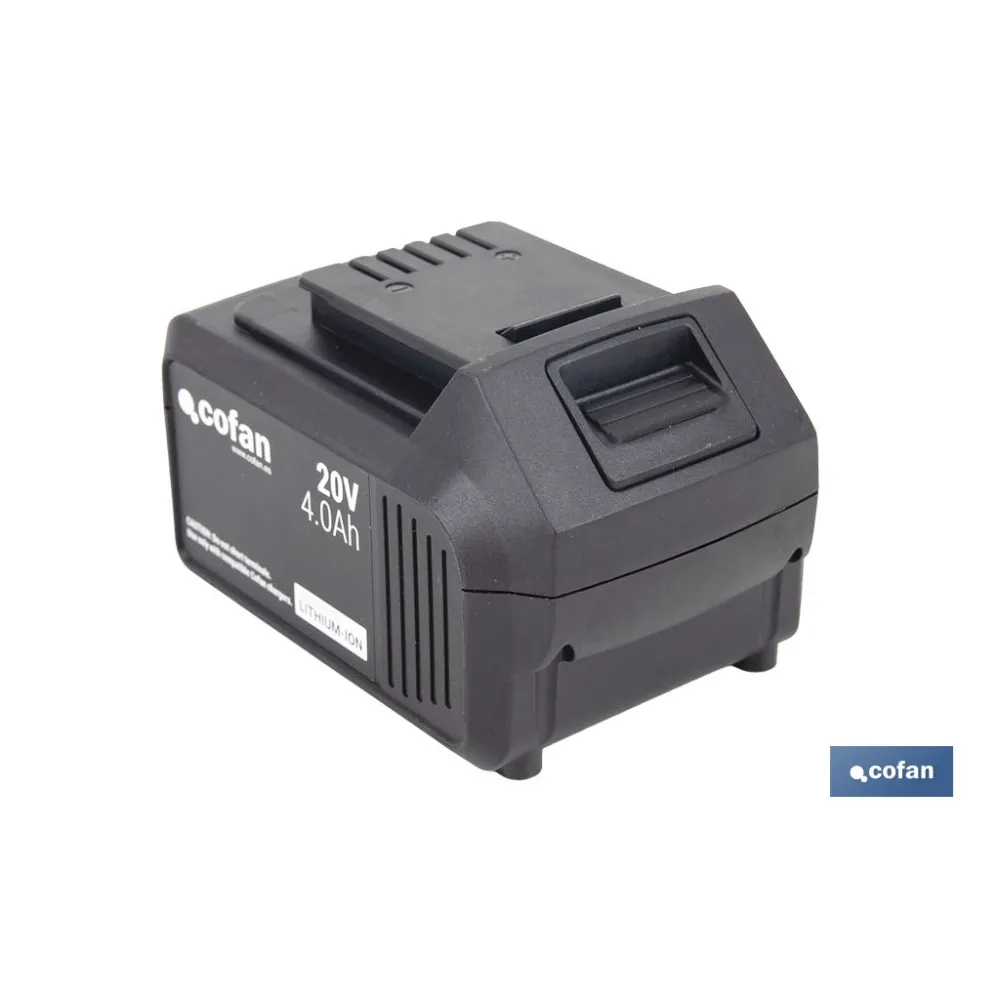 BATERÍA RECARGABLE Li-ion 20 V 4.0Ah