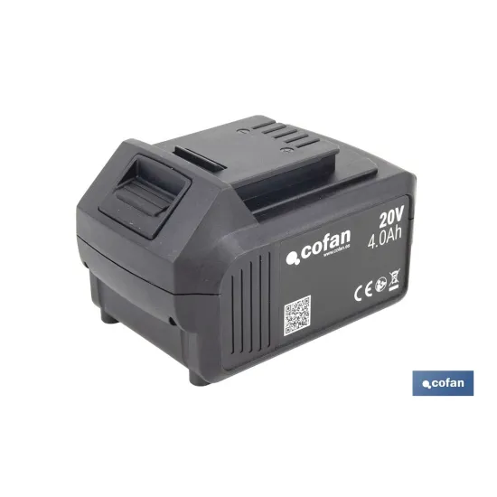 BATERÍA RECARGABLE Li-ion 20 V 4.0Ah