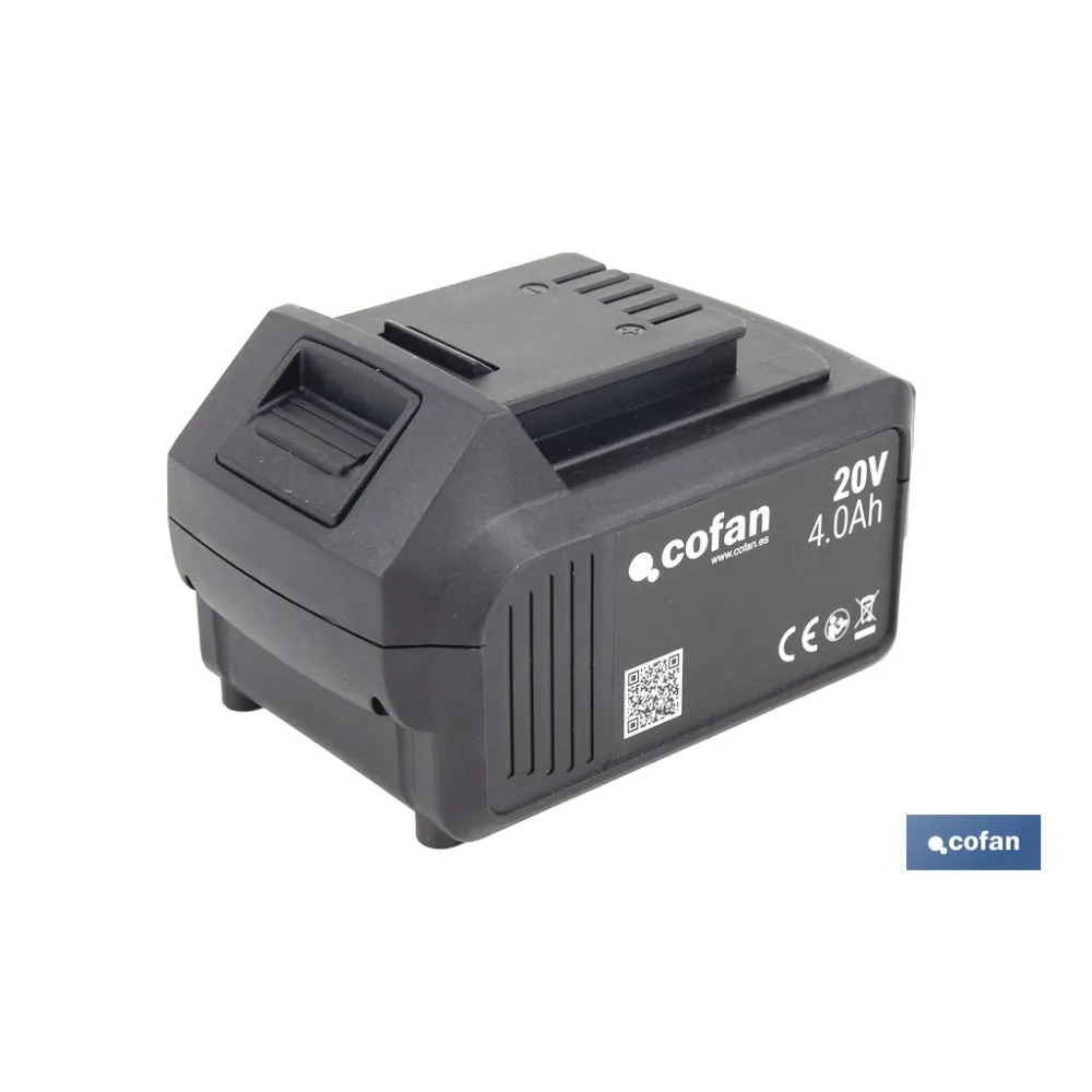 BATERÍA RECARGABLE Li-ion 20 V 4.0Ah
