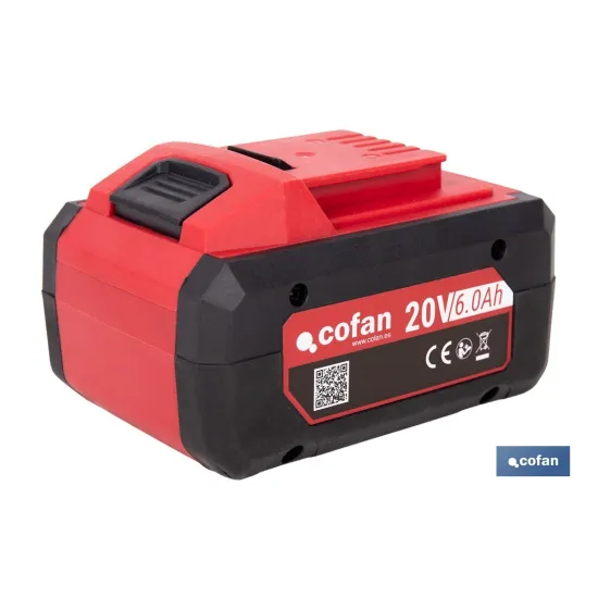 BATERÍA RECARGABLE Li-ion 20 V 6.0Ah