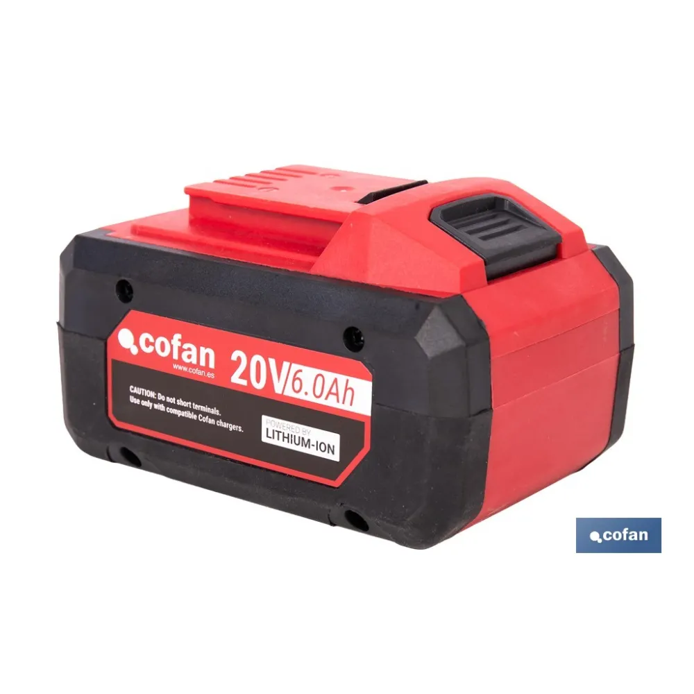 BATERÍA RECARGABLE Li-ion 20 V 6.0Ah