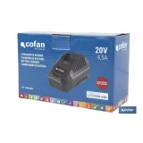 CARGADOR DE BATERÍAS CARGA RÁPIDA 20 V - 4,5 A