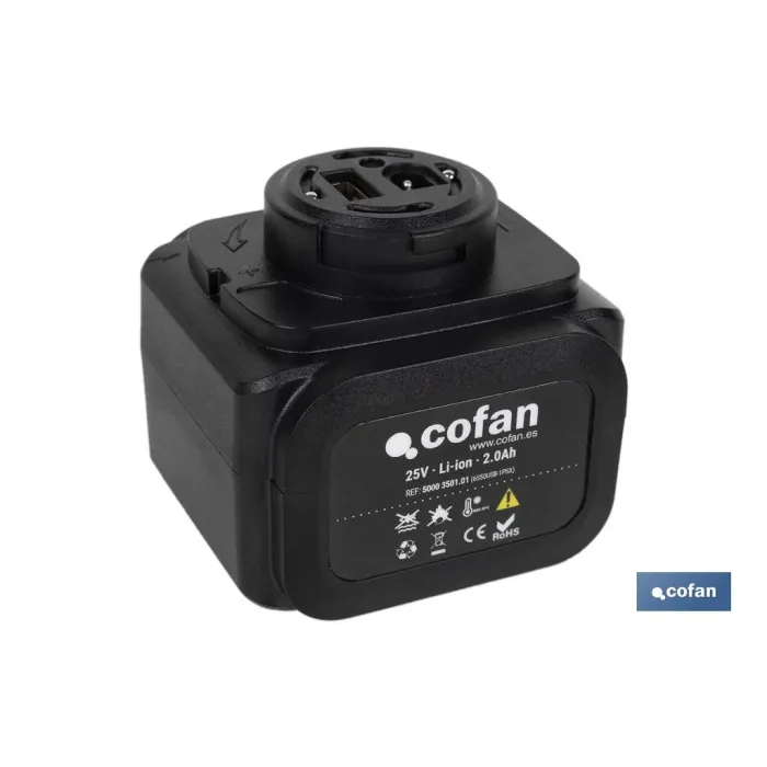BATERÍA RECARGABLE 25V 2.0Ah TIJERAS DE PODAR