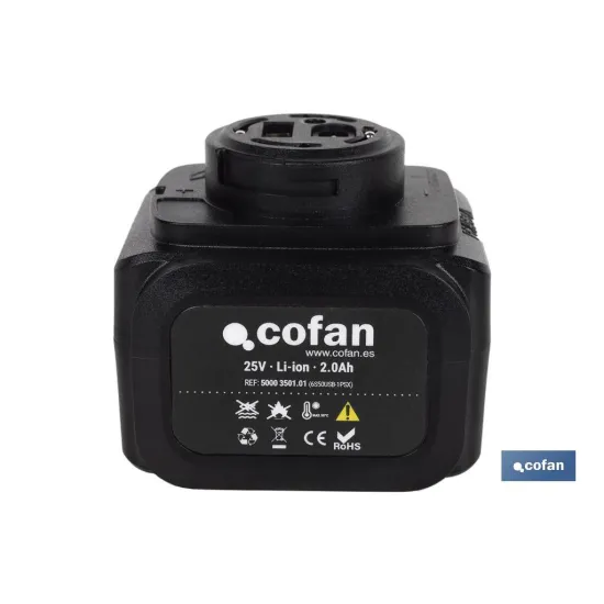 BATERÍA RECARGABLE 25V 2.0Ah TIJERAS DE PODAR