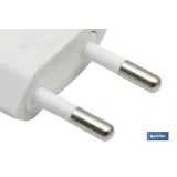 CLAVIJA BIPOLAR BLANCO (10A-250V)