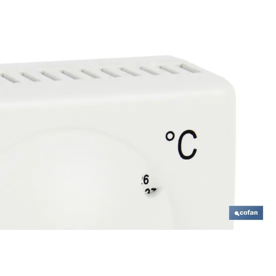 TERMOSTATO ANALOGICO CALEFACCIÓN (5°C-35°C)