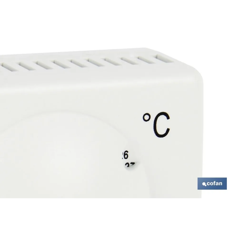 TERMOSTATO ANALOGICO CALEFACCIÓN (5°C-35°C)