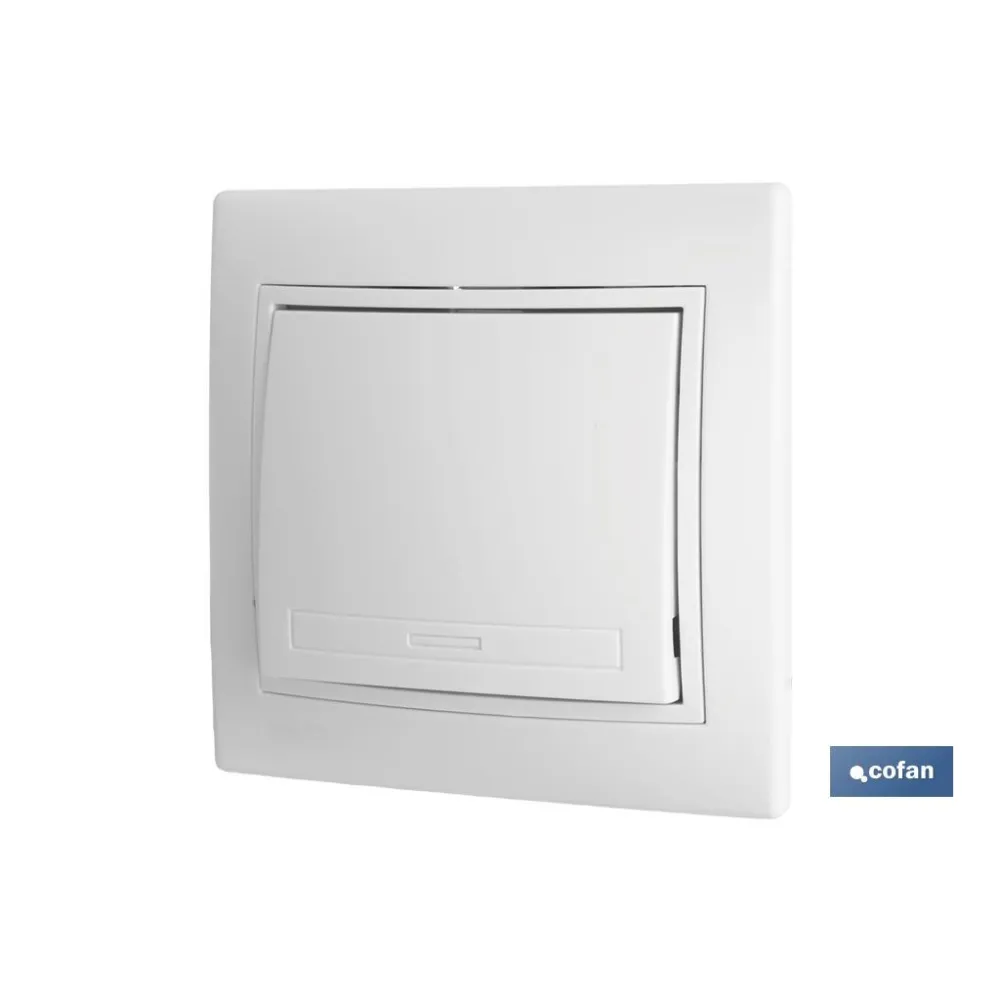 INTERRUPTOR-CONMUTADOR  EMPOTRAR MODELO PACIFIC (BL)