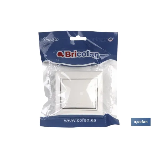 INTERRUPTOR-CONMUTADOR  EMPOTRAR MODELO PACIFIC (BL)