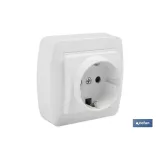 BASE BIPOLAR SUPERFICIE MODELO ATLANTIS 16A. BLANCO