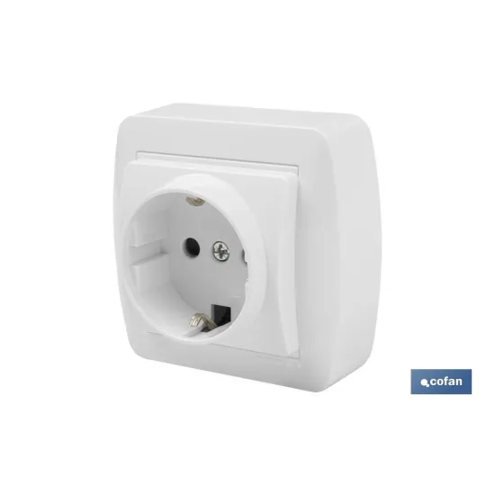 BASE BIPOLAR SUPERFICIE MODELO ATLANTIS 16A. BLANCO