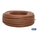 ROLLO CABLE H07V-K 1X1,5MM2 MARRÓN (100M)