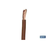 ROLLO CABLE H07V-K 1X1,5MM2 MARRÓN (100M)