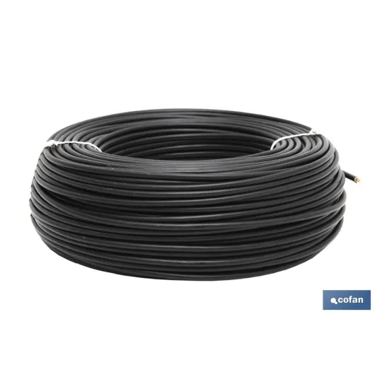ROLLO CABLE H07V-K 1X2,5MM2 NEGRO (100M)