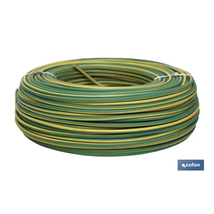 ROLLO CABLE H07V-K 1X2,5MM2 AMAR/VER (100M)