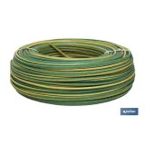 ROLLO CABLE H07V-K 1X2,5MM2 AMAR/VER (100M)