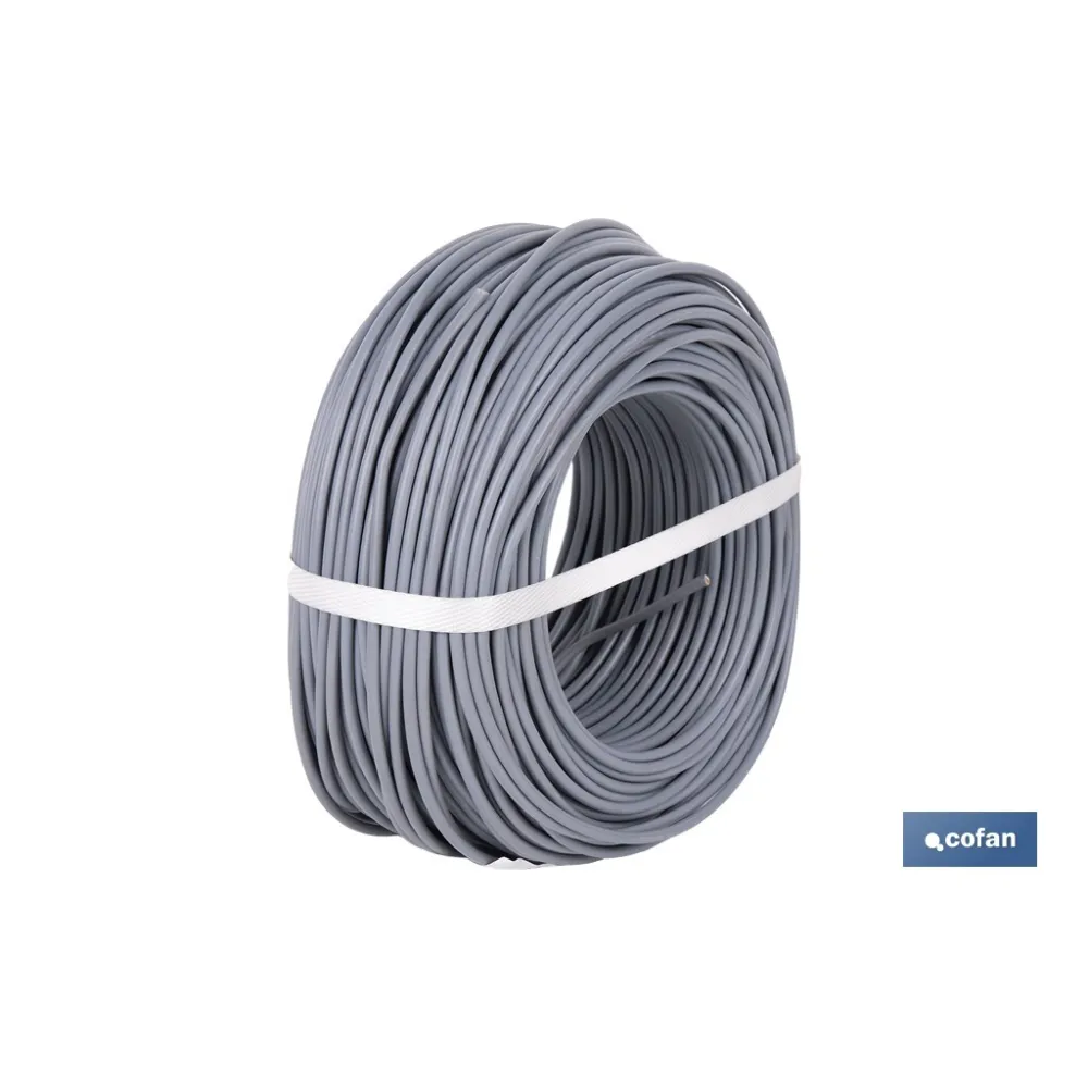 ROLLO CABLE H07V-K 1X4MM2 GRIS (100 M)