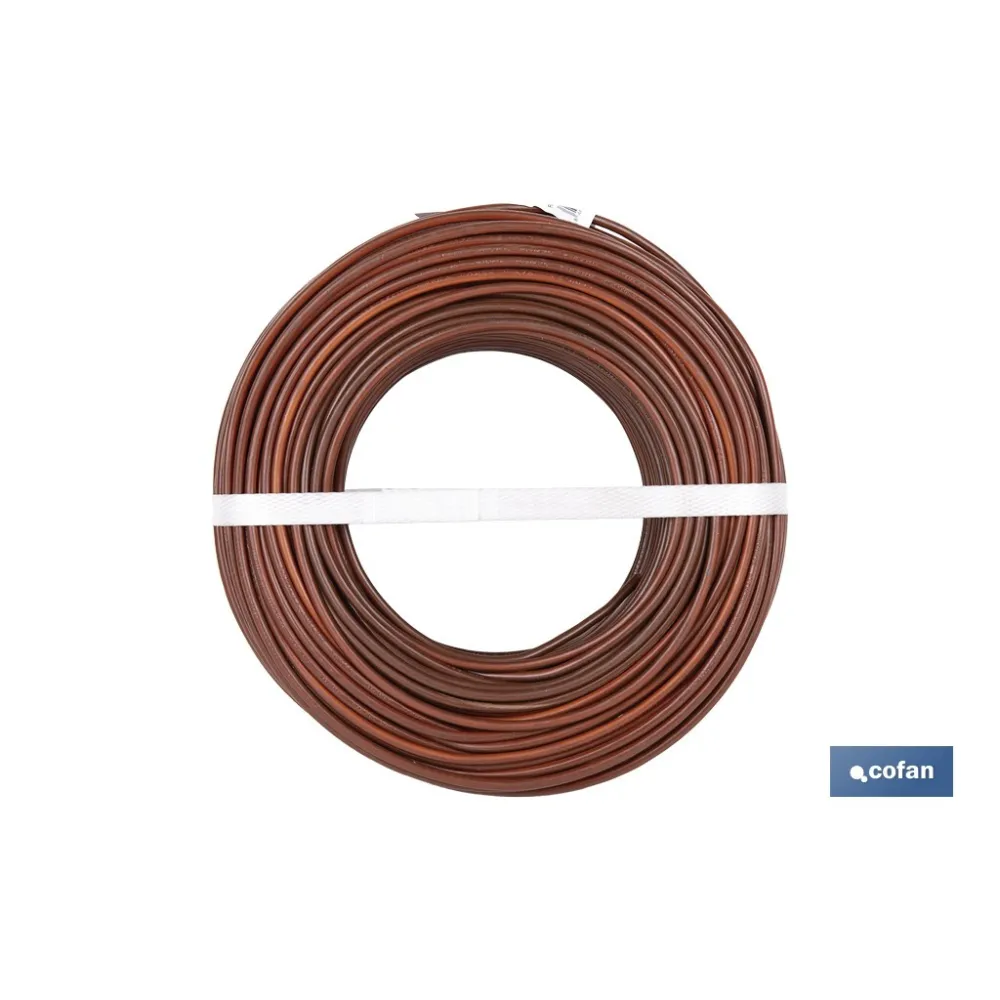 ROLLO CABLE H07V-K 1X4MM2 MARRÓN (100 M)