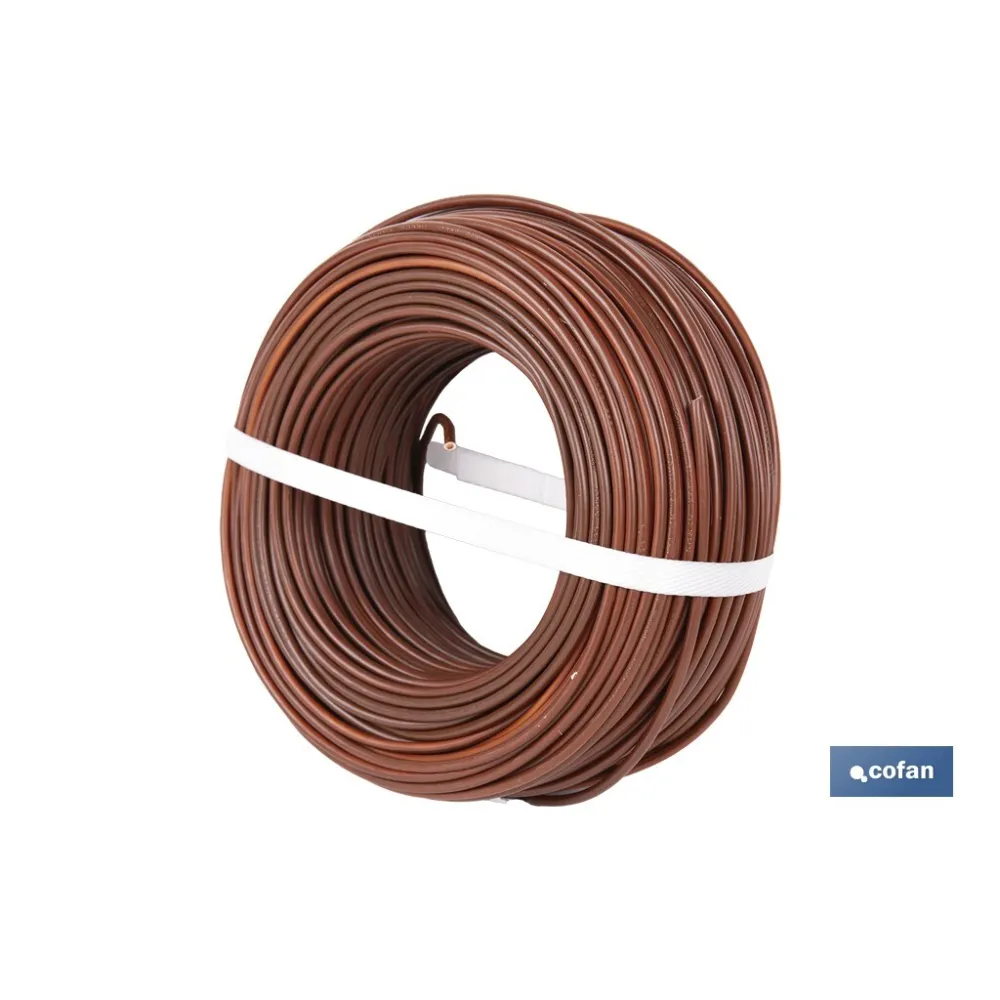 ROLLO CABLE H07V-K 1X4MM2 MARRÓN (100 M)