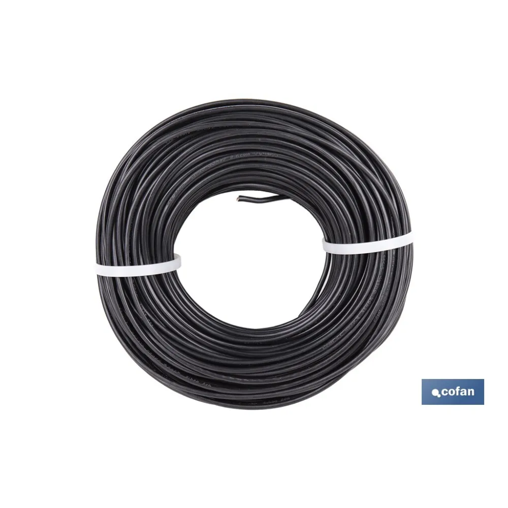 ROLLO CABLE H07V-K 1X4MM2 NEGRO (100 M)