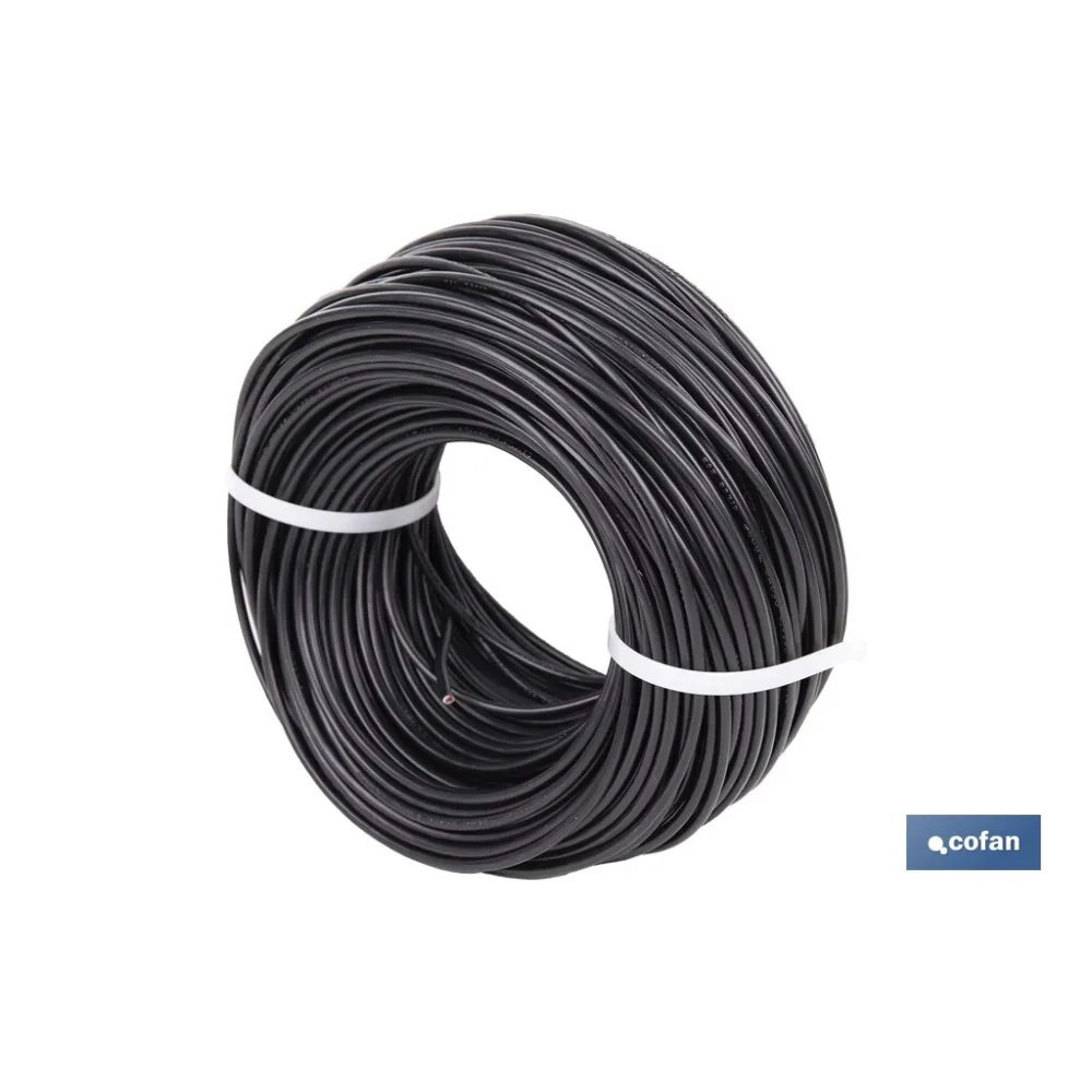 ROLLO CABLE H07V-K 1X4MM2 NEGRO (100 M)
