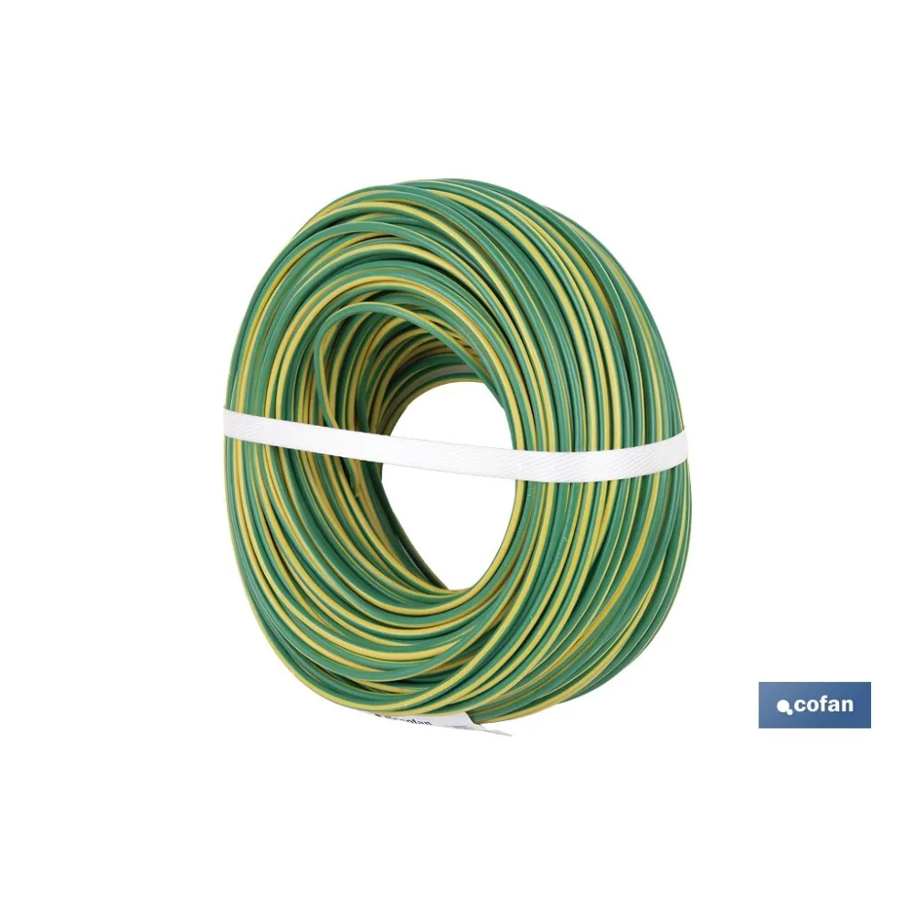 ROLLO CABLE H07V-K 1X4MM2 AMAR/VERDE (100 M)