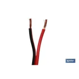 ROLLO 100M CABLE PARALELO ROJO/NEGRO (2X1,5)