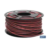ROLLO 100M CABLE PARALELO ROJO/NEGRO (2X1,5)